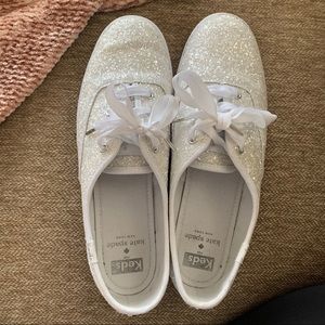 Kate Spade glitter Keds size 8